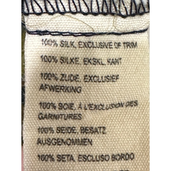 Johnny Was Camuba Heaven 100% Silk Long Kaftan Medium Floral Boho Designer - Picture 9 of 12